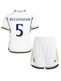 Real Madrid Jude Bellingham #5 Replika Hemmakläder Barn 2023-24 Kortärmad (+ byxor)